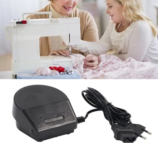 Macchina da cucire Pedale antiscivolo Universale - Controllo rapido - Leggera - Facile da utilizzare - Cavo di alimentazione senza nodi