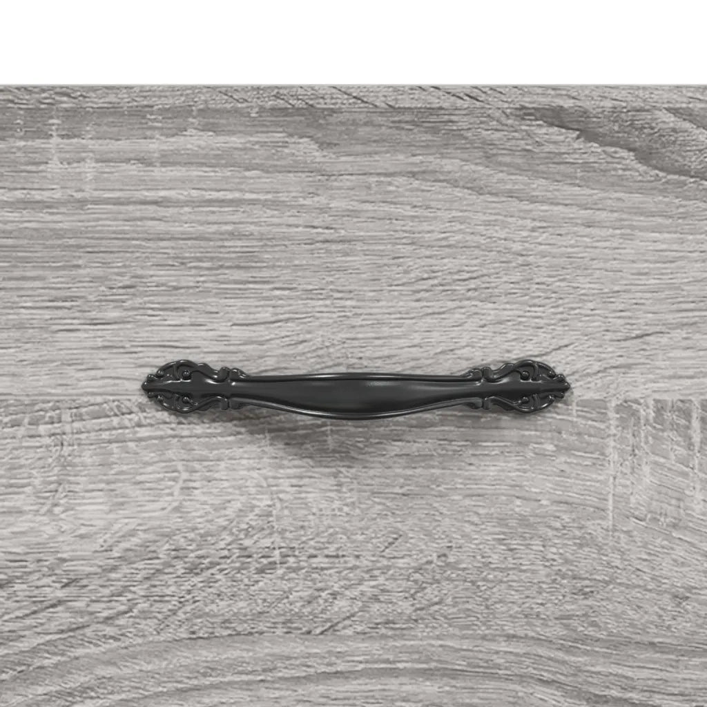Panca Porta Scarpe | Scarpiera | Mobile per scarpe Grigio Sonoma 102x35x55 cm Legno Multistrato