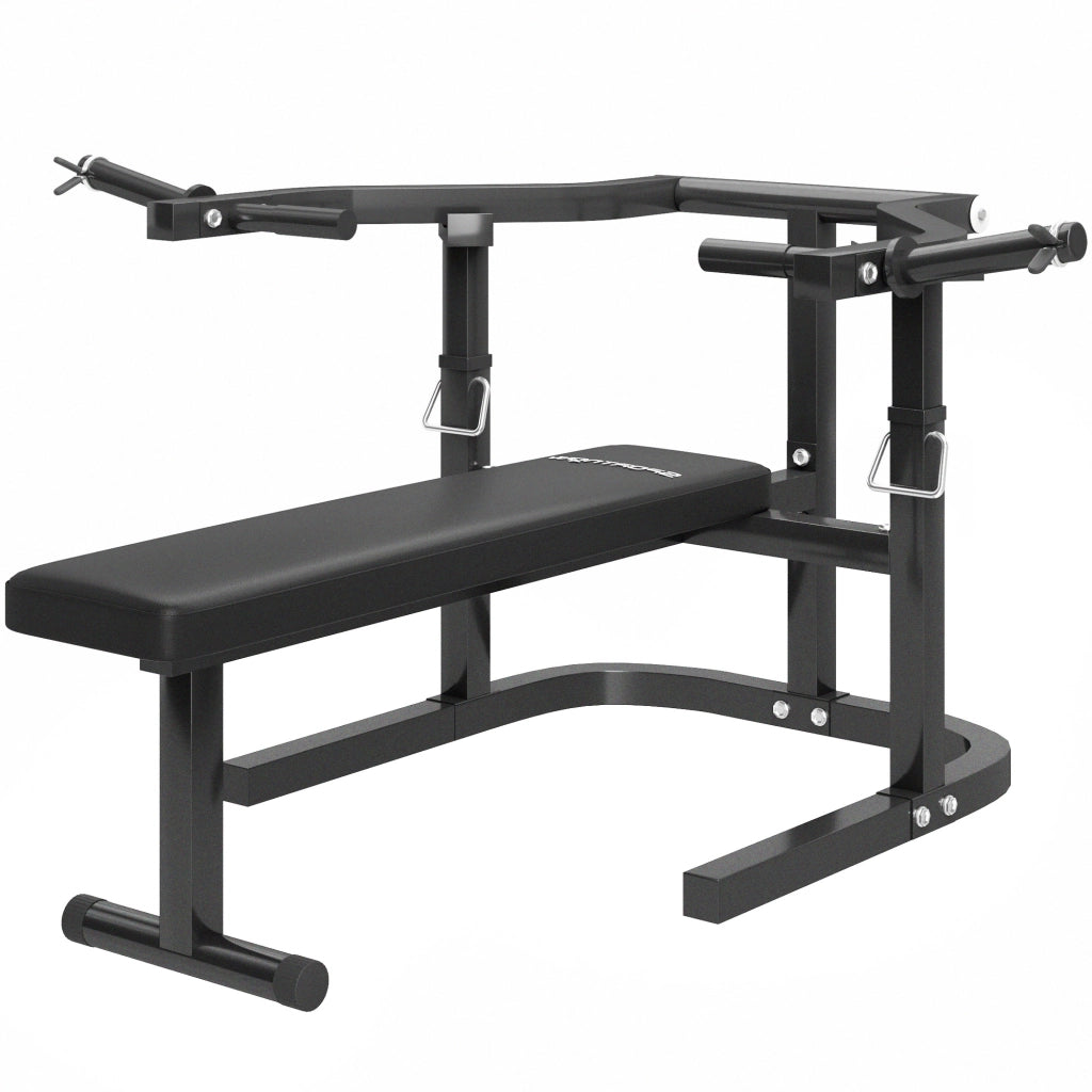 Panchetta per Pectorali Regolabile in Acciaio ¨C zephmum ¨C 150x150x60-85 cm, Nero