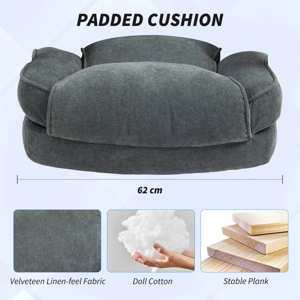 Sedia da ufficio alta ¨C zephmum ¨C grigio, 200 kg