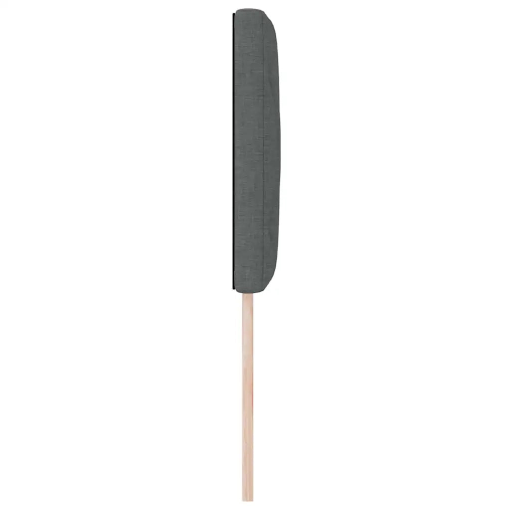 Testiera in Tessuto-Testata Grigio scuro 80 cm Tessuto