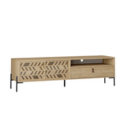 Porta TV in legno "Dionysos" - 170 x 45 x 48 cm - Beige