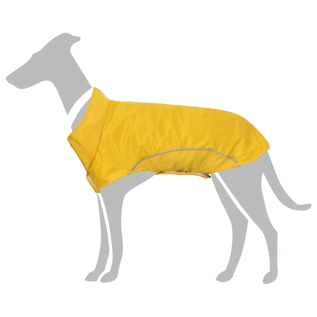Impermeabile per Cani con Strisce Riflettenti Poliestere XS CFW6923048