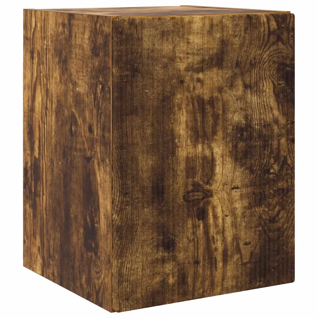 Mobile TV da parete-Mobile TV a Muro-Credenza TV Rovere fum¨¦ 30 x 31 x 40 cm