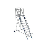 Scala fortezza mobile con piattaforma 11 gradini H 4,25 m