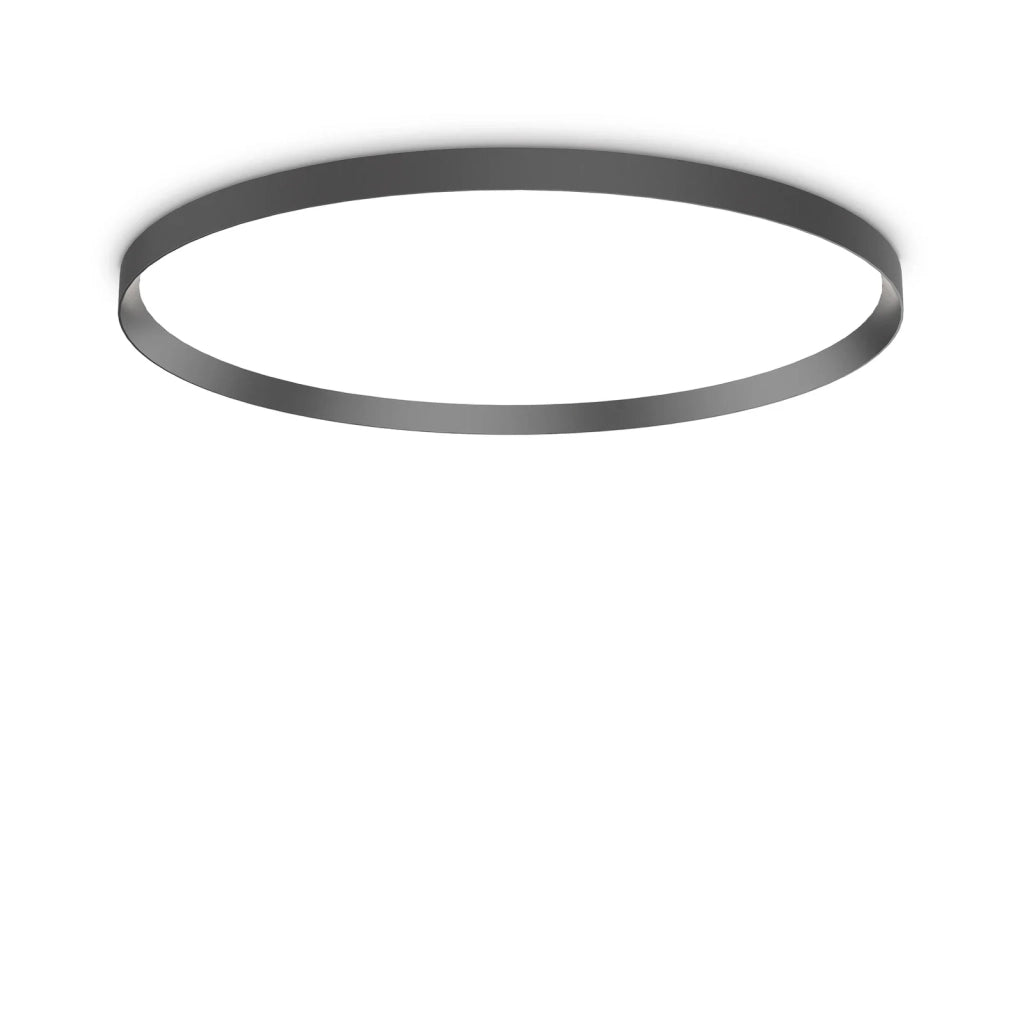 Plafoniera Fly 1 Luce Led Integrato Nera 68W Ip40
