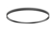 Plafoniera Fly 1 Luce Led Integrato Nera 68W Ip40