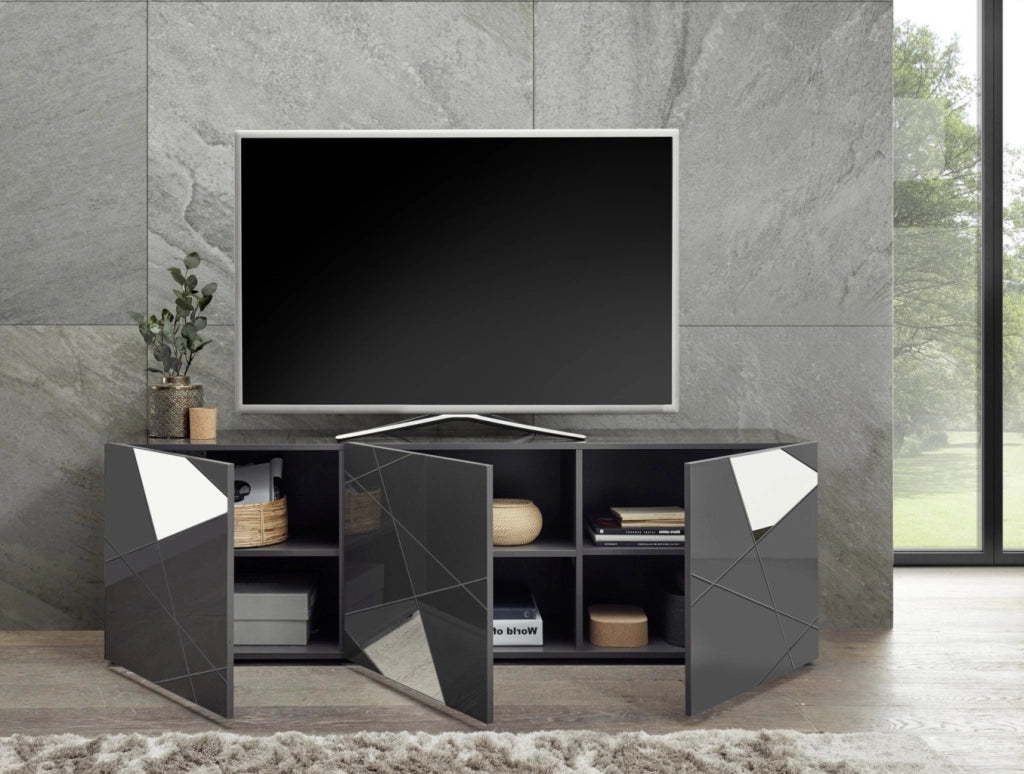 Porta TV FLAMINIA grigio