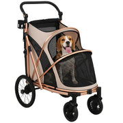 Carrello per Cani Pieghevole ¨C Minimal ¨C Marrone Chiaro
