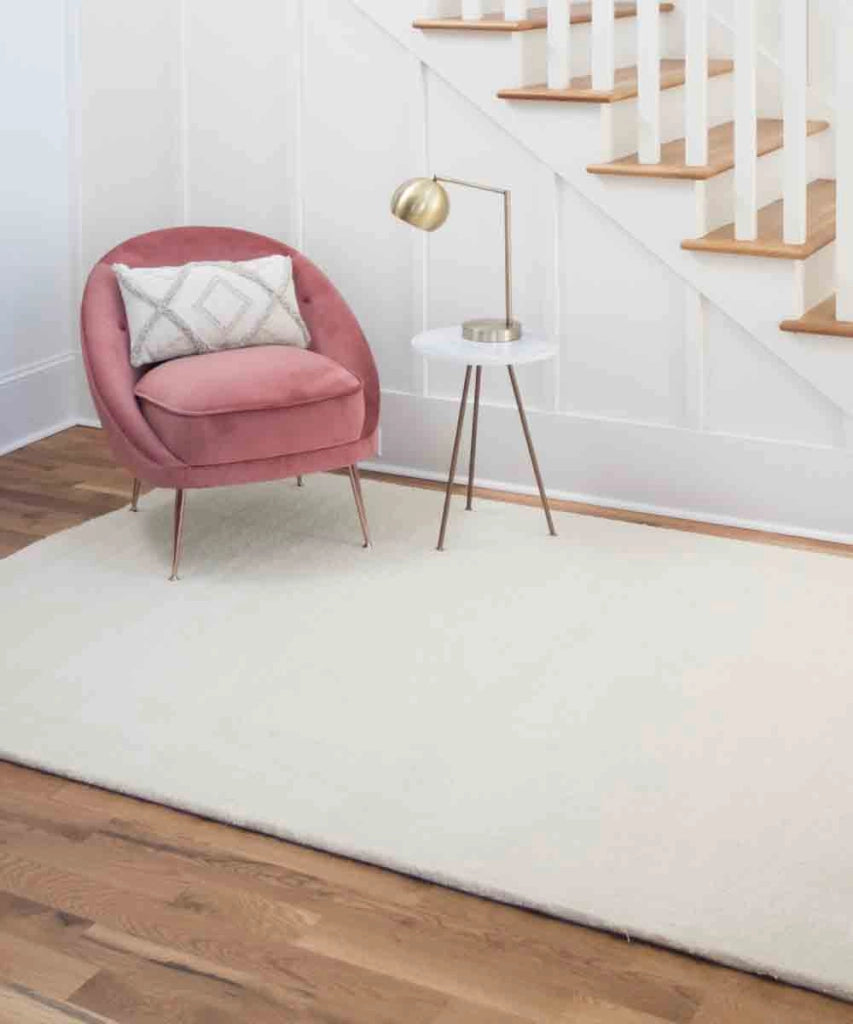 Tappeto FEEL CREMA cm.200x290 tinta unita moderno, pelo morbido resistente e lavabile in lavatrice