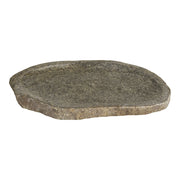 Vassoio da bagno Gara in pietra riverstone naturale 30x25 cm