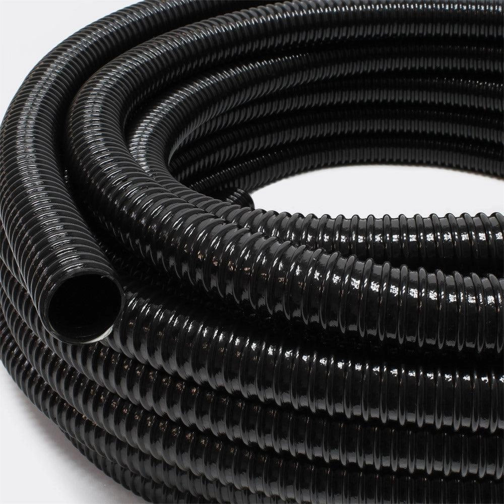 Tubo flessibile a spirale per laghetto da 50 m 19 mm (3/4") - Nero 4216426