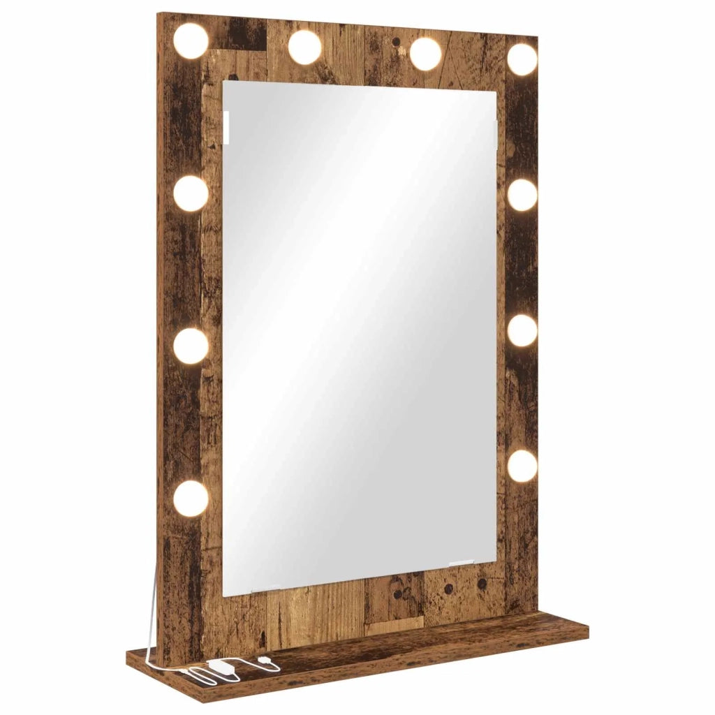Specchio da Vanit¨¤ Rettangolare Legno vecchio 70 x 50 x 18 cm