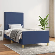 Giroletto senza Materasso Blu 100x200 cm in Tessuto 3124958