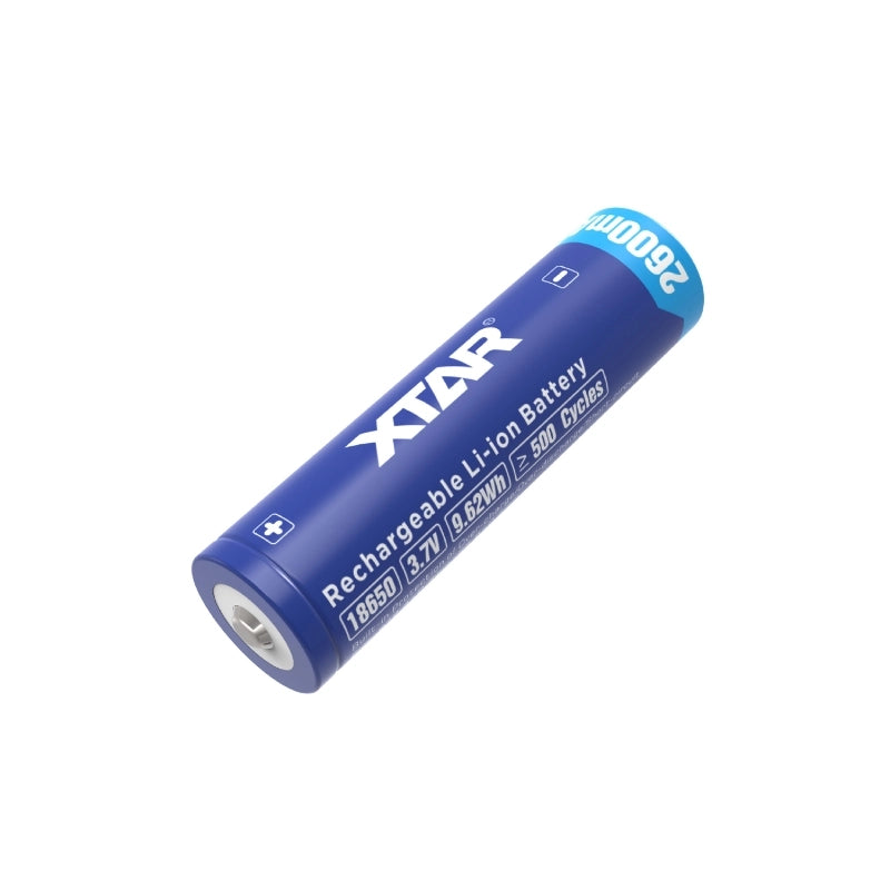 BATTERIA ricaricabile XTAR Li-ion 18650 ARB-L18-2600 3,7V 2600 mAh
