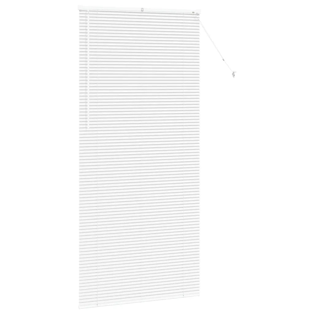 Tendaggi a Veneziana | Tenda a lamelle Bianco 220 x 100 cm Alluminio