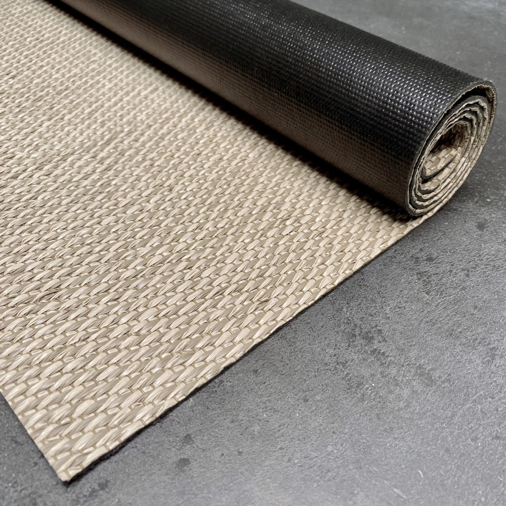 Tappeto vinilico di alta qualità marrone liscio 80x300