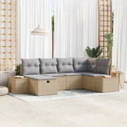 Set Divano da Giardino con cuscino Beige polyrattan 3360964