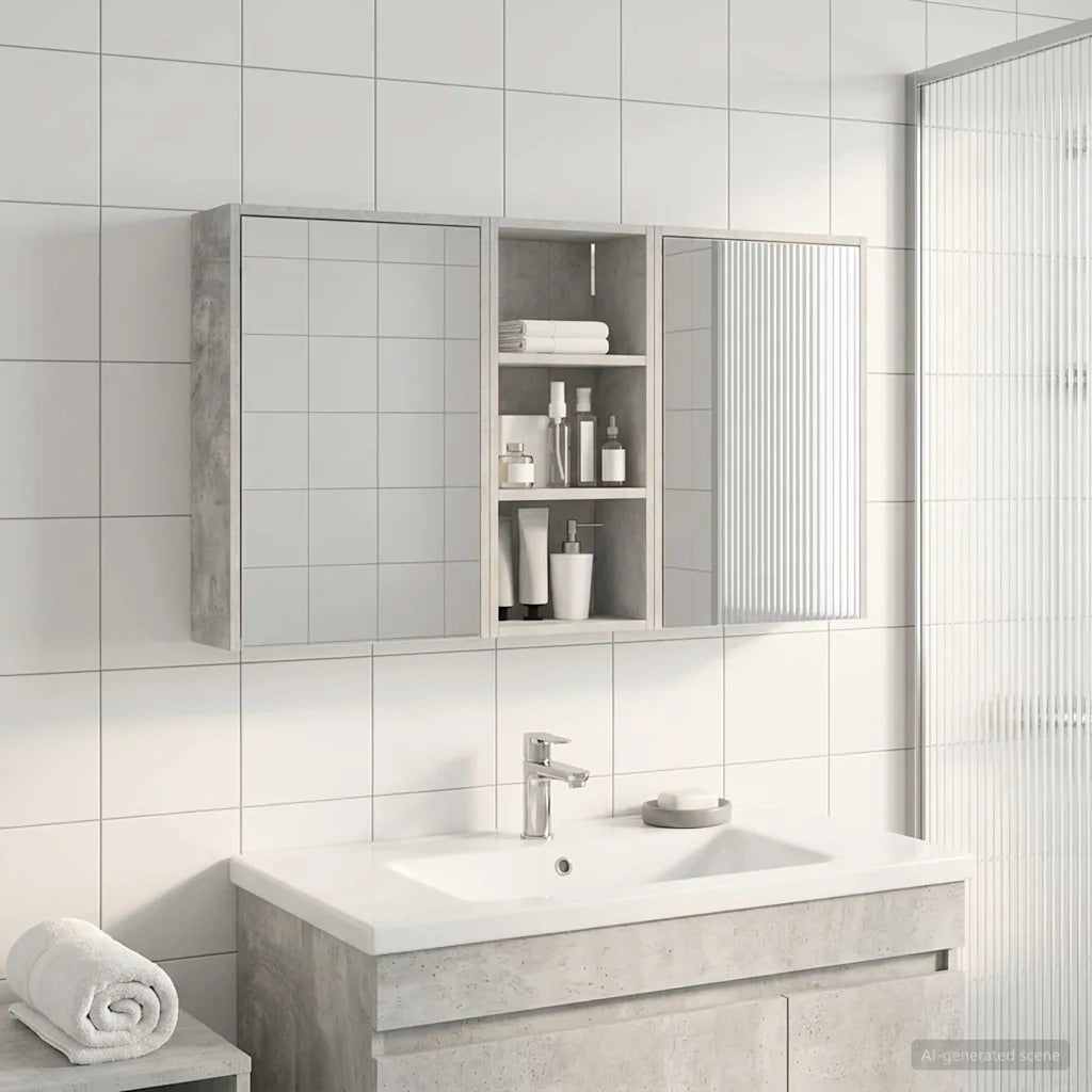 Set di Armadi da Bagno 3 pz 116 x 16 x 62,5 cm 3403811