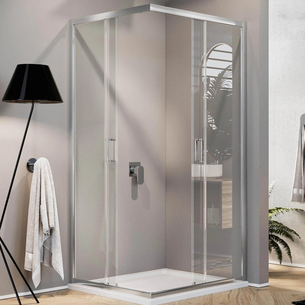 Box Doccia Rettangolare 90x100 H198 Trasparente 6mm mod. Ready