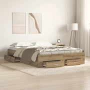 Struttura del letto Rovere artigianale 140 x 190 cm 3333973