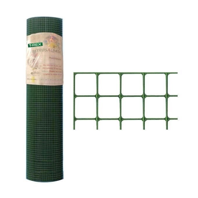 IL CAMPO RETE ZN+PL 13x13-0 90 h. 50 m.25 ILCAMPO 04078 Rete elettrosaldata zincata e plasticata Diametro fili 0.90 mm Lunghezza 25 m Altezza 50 cm colore Nero