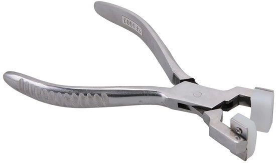 Strumento di riparazione per gioielli - Armband tang - Manico ergonomico - Flessibile - Manico di comfort - Tangio per gioielli in acciaio inossidabile - Duraturo - Ergonomico