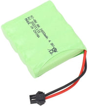 Batteria al Litio 2400 mAh - 4,8 V - Auto RC - Prestazioni stabili - Progettata per il leggerezza - Compatibile con veicoli 1/16 - Batteria RC