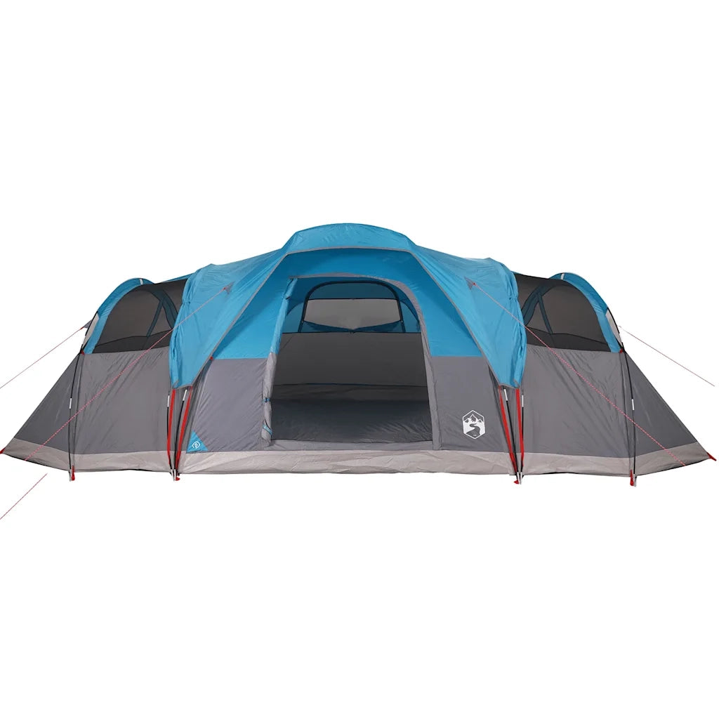 Tenda Familiare a Cupola per 11 Persone-Tenda da campeggio Blu Impermeabile