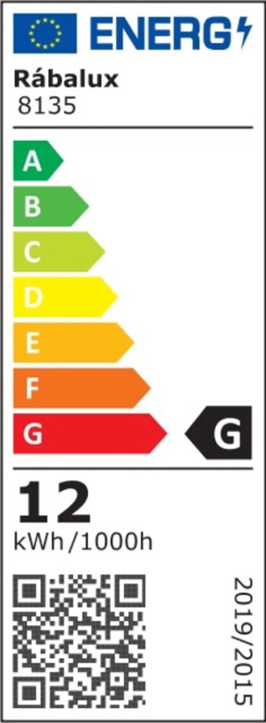 Applique esterna moderna con sensore LED 12W nera Varna