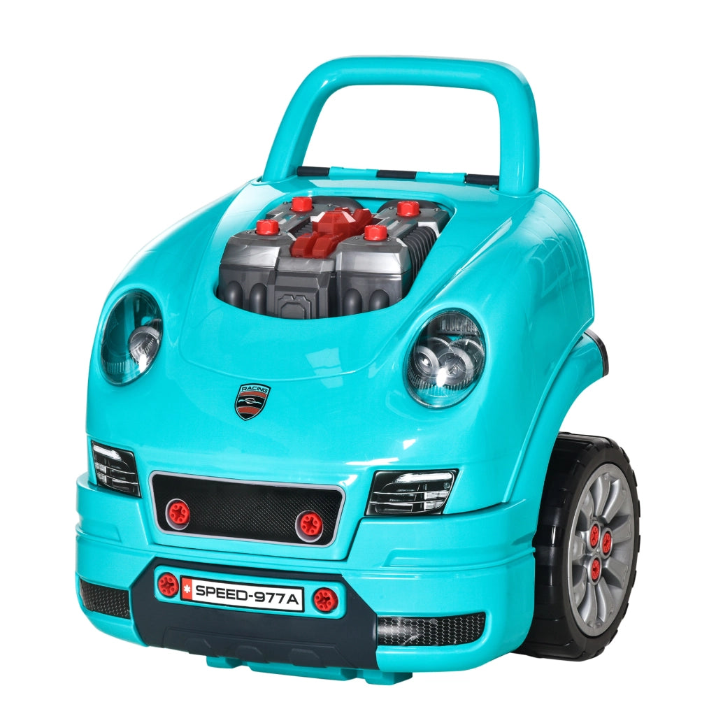 Camion Giocattolo per Bambini ¨C Minimal ¨C Nero e Azzurro, ABS e PP, 40x39x47 cm