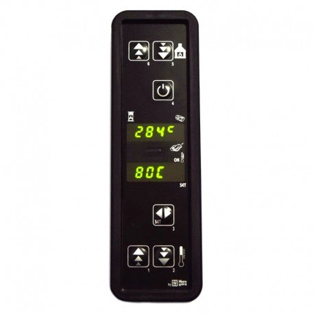 Ricambistufeapellet DISPLAY VERTICALE PER STUFA A PELLET LED Micronova C025 6 Tasti