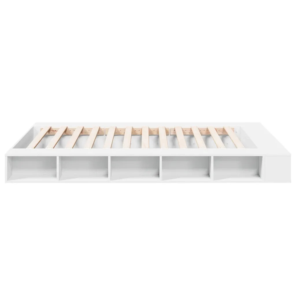 Giroletto-Struttura Letto Bianco 160x200 cm in Legno Multistrato 952088