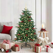 Albero di Natale artificiale con 150 LED Verde 150 cm 3395545