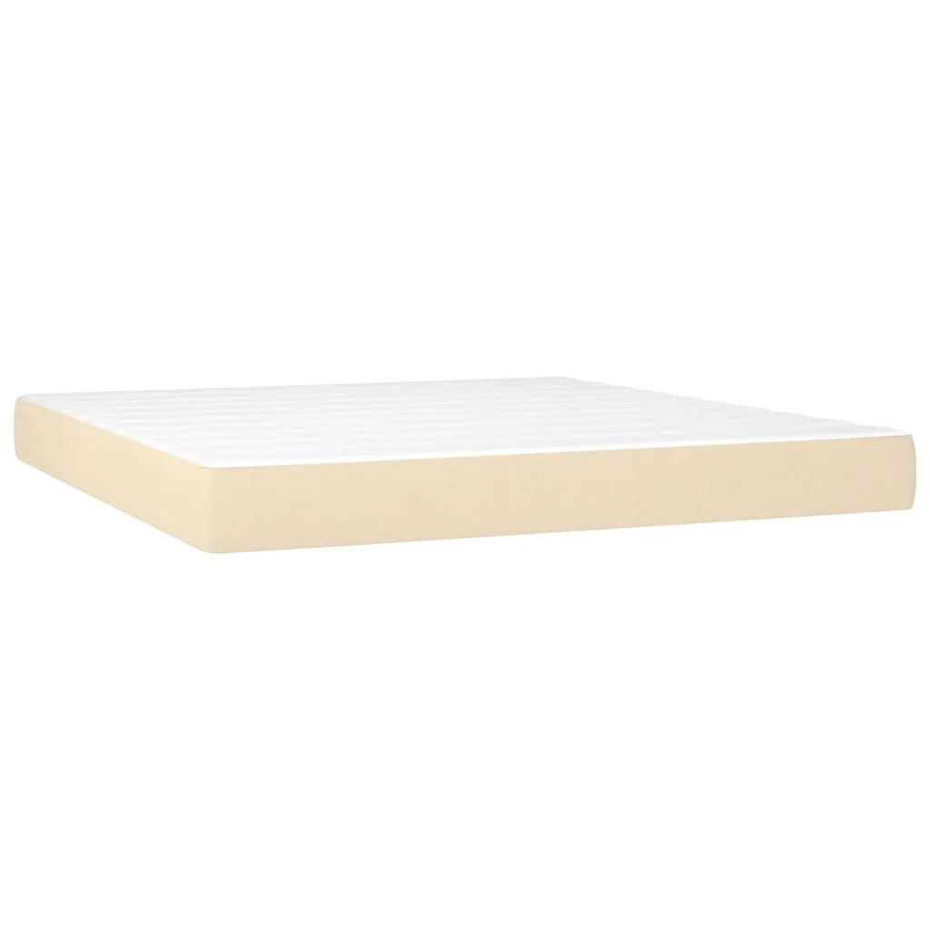 Materasso a Molle Insacchettate Rigidità Media Crema 160x200x20 cm 347819
