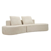 Divano Island Bianco cm 238x92x78 (compresso)