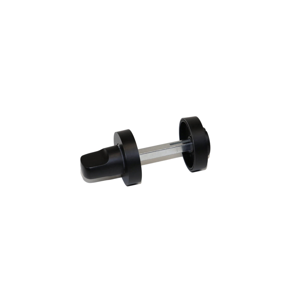 Set di Nottolino su Rosetta Rotonda per Porta Interna 35 mm Zama Nero 5 Pezzi Emuca