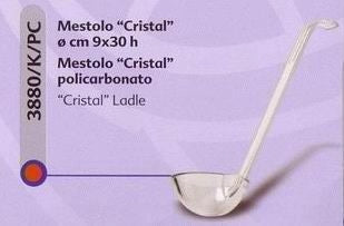 Mestolo ponch in policarbonato cristal 3880pc mestolo per cocktail trasparente giganplast