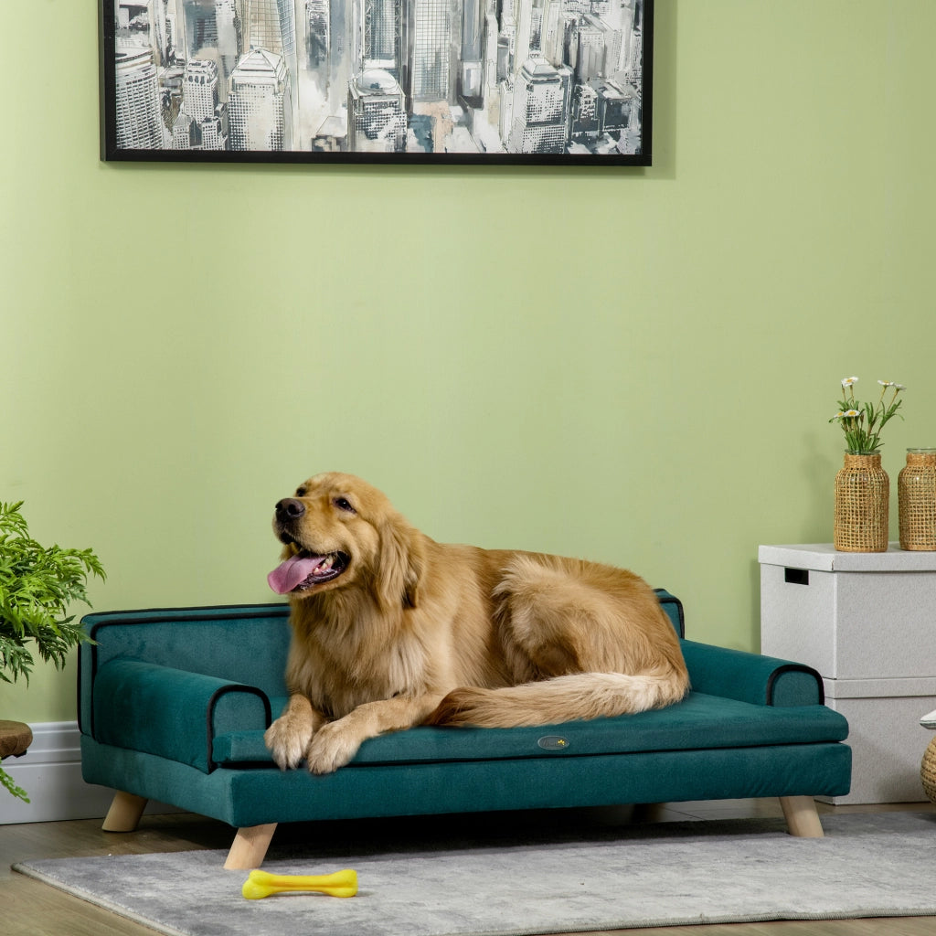 Cuscino per cani e gatti ¨C Minimal ¨C blu canard 100x62x32