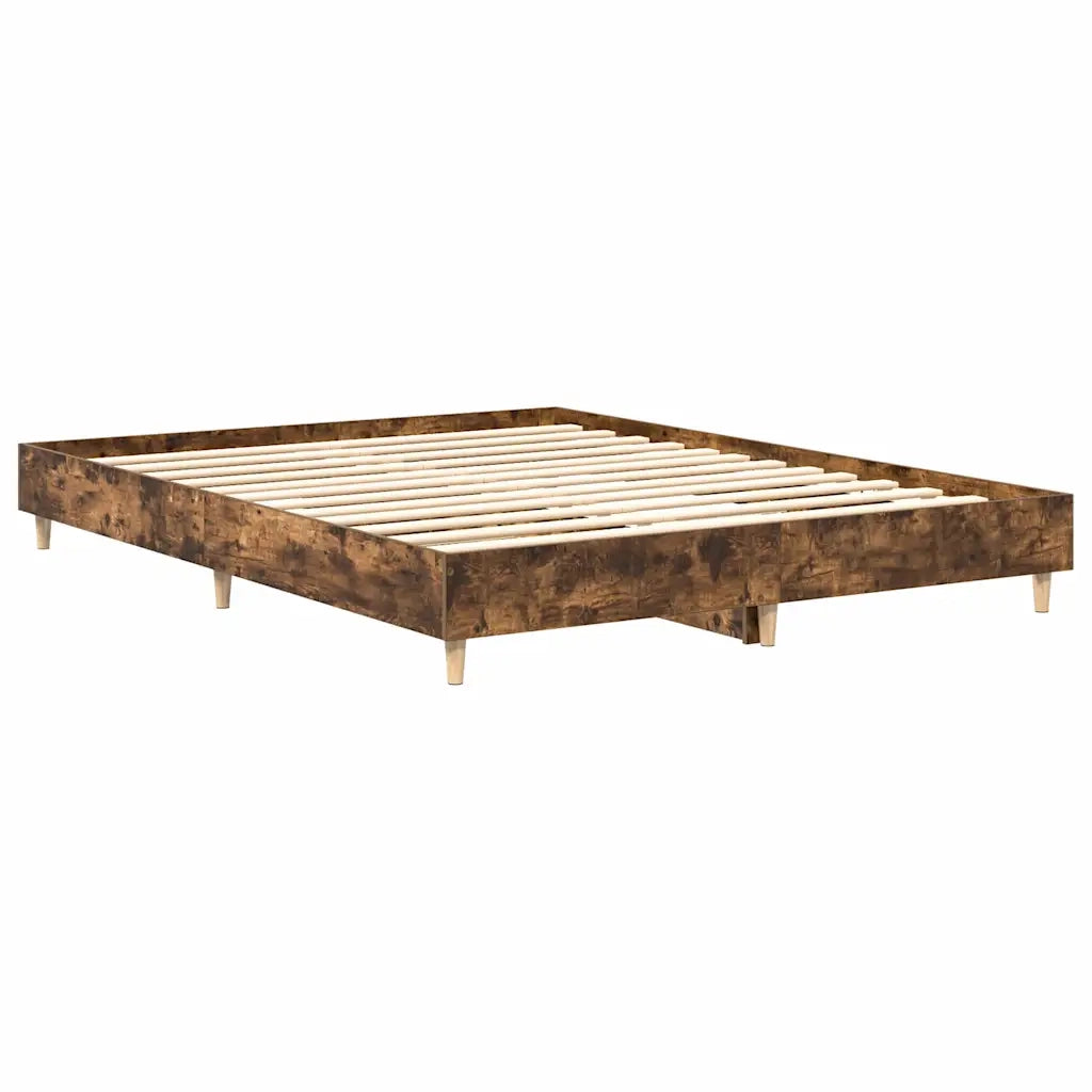 Giroletto senza Materasso Rovere Fumo 150x200 cm in Truciolato 3328712