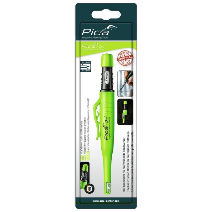 Pica-Marker PICA DRY LONGLIFE AUTOMATIC PEN Portamine Automatico 2,8 mm Grafite 2B colore Grigio