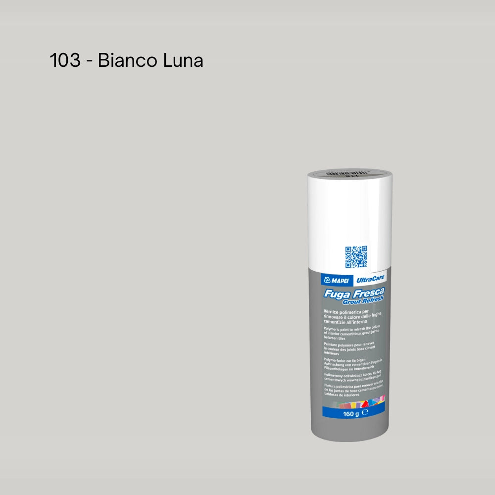 Rinnovo fughe sbiadite ripristinare pavimento ultracare fuga fresca 160 gr *** colore- bianco luna - 103, confezione 1