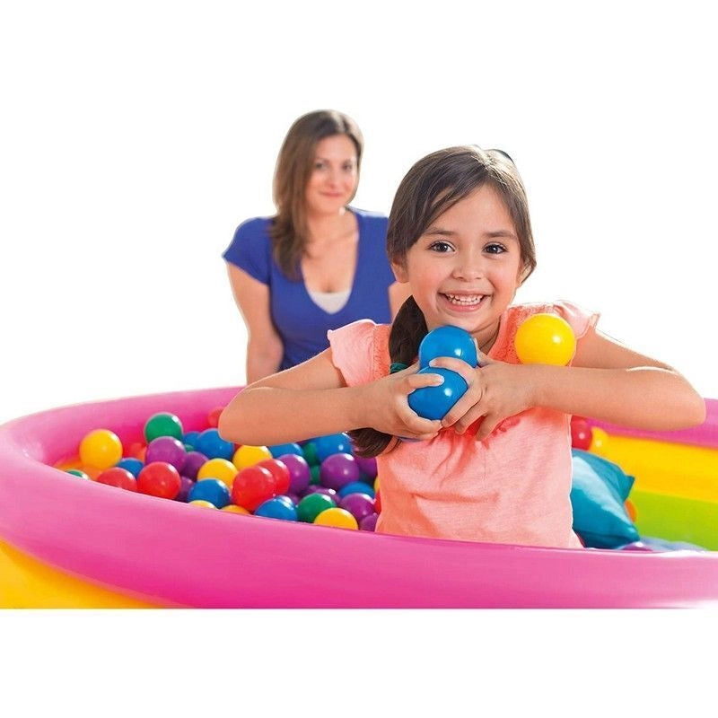 Intex 49602NP Set 100 Palline Colorate per Bambini Gonfiabili e Piscine 6.5 cm colore Multicolore