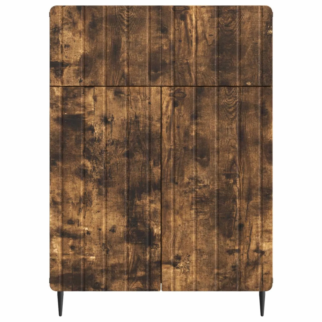 Credenza | Madia | Buffet da pranzo | Armadio da pranzo Rovere Fumo 66 x 34,5 x 92 cm Legno ingegnerizzato