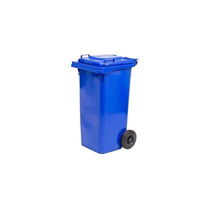 Vigor-Blinky 9714818 Bidone Raccolta Differenziata con Coperchio 120 Lt colore Blu