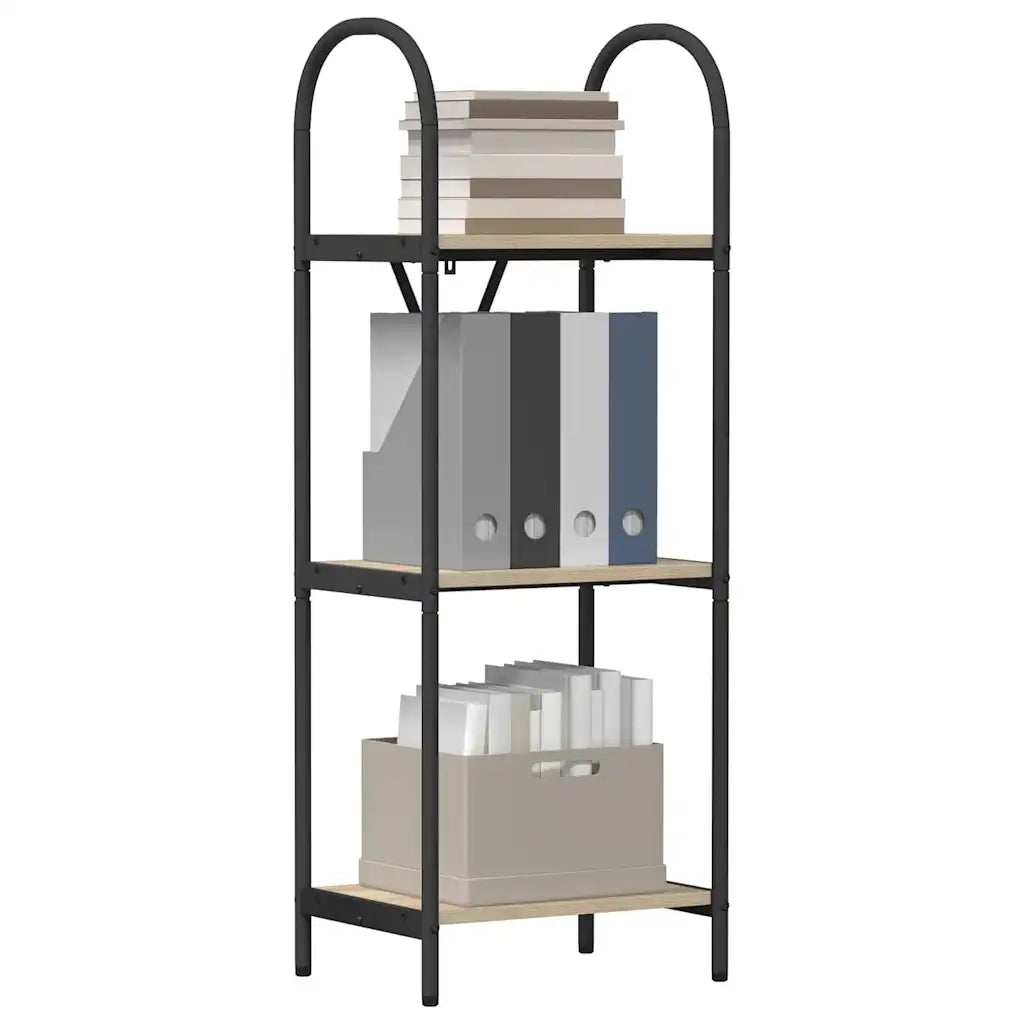 Libreria-Scaffale per Libri-Mobile di Stoccaggio Rovere Sonoma 40 x 30 x 109 cm Legno multistrato 587605