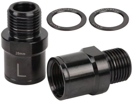 Accessorio per bicicletta - Pedale allungabili in lega di titanio - Spinta allungata - Bicicletta da mountain bike - Accessorio per bicicletta - Imbottito acqua - Resistenti allo scorrimento - Pedaliera allungabile