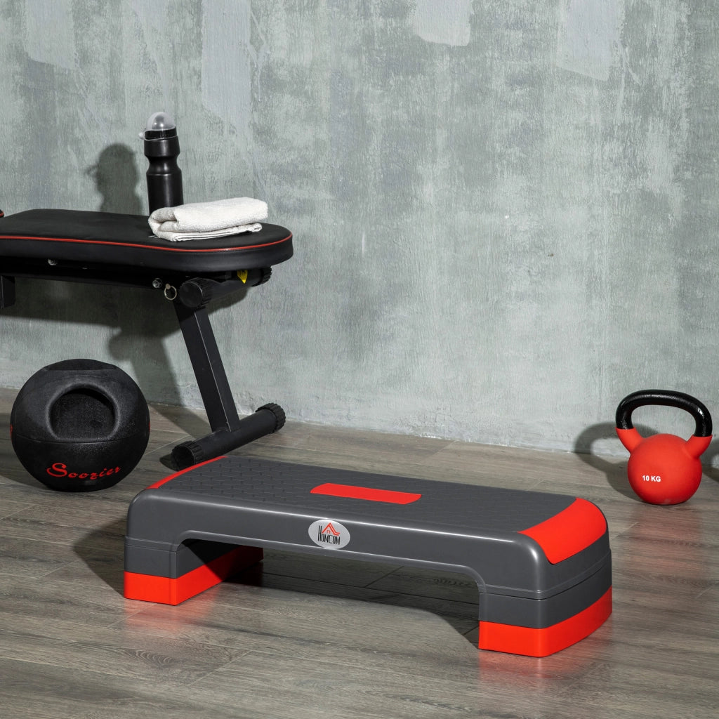 Step Aerobico Regolabile in Altezza ¨C Xylo ¨C Rosso e Nero