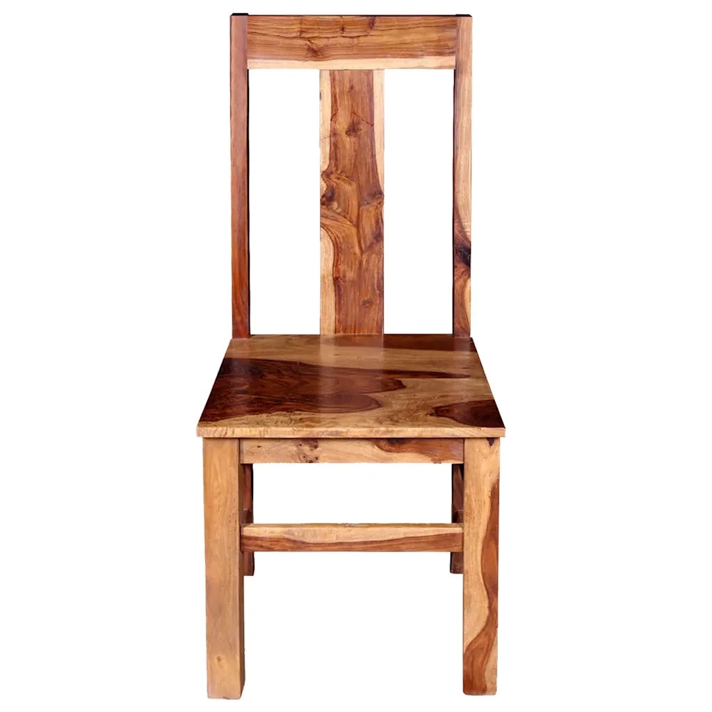 Set Sedie da Pranzo 2 pz in Legno Massello di Acacia 243964