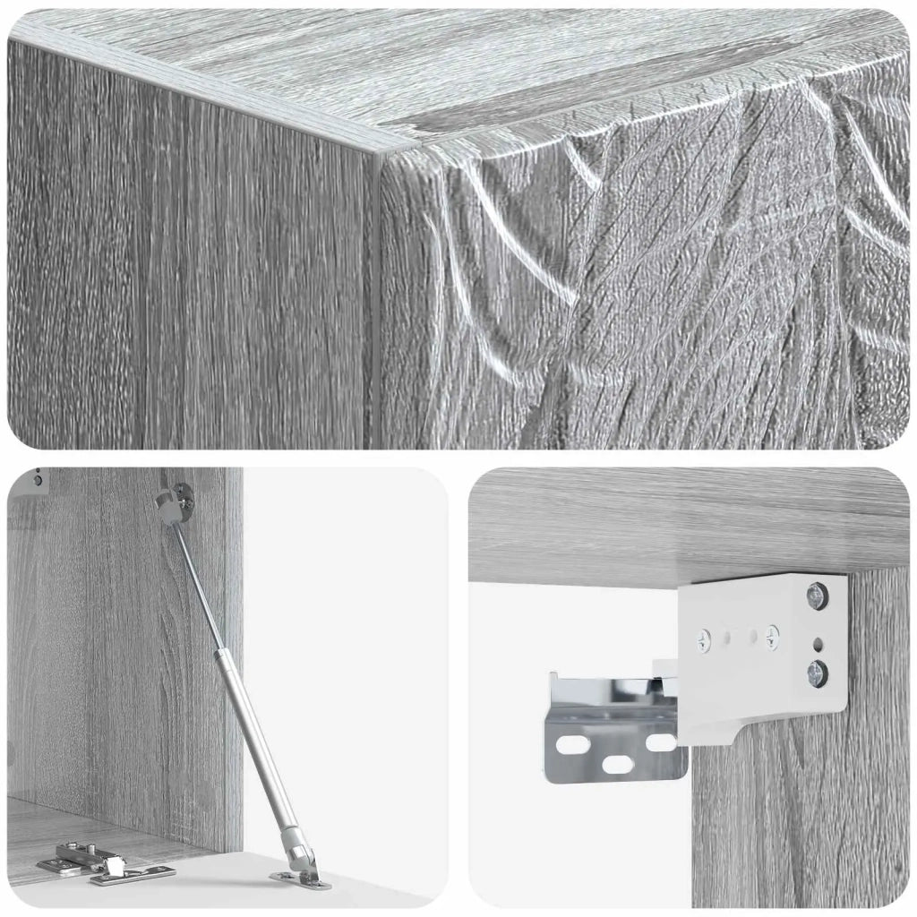 Mobile TV da Muro | Armadietto TV | Mobile Porta TV 98 x 41 x 30 cm Sonoma grigio